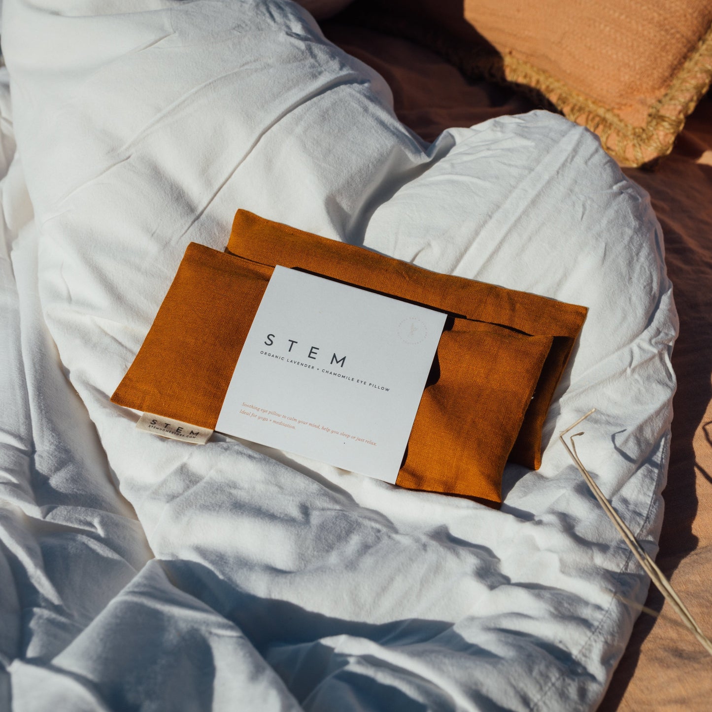 Lavender + Chamomile Eye Pillow - Clay